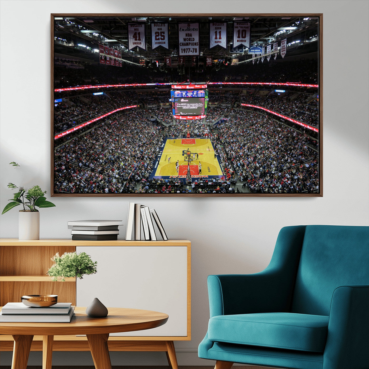 MGV-FC-36X24 - Capital One Arena Stadium Wall Art | Canvas Print | Ready to Hang | Washington D.C. Sports Decor