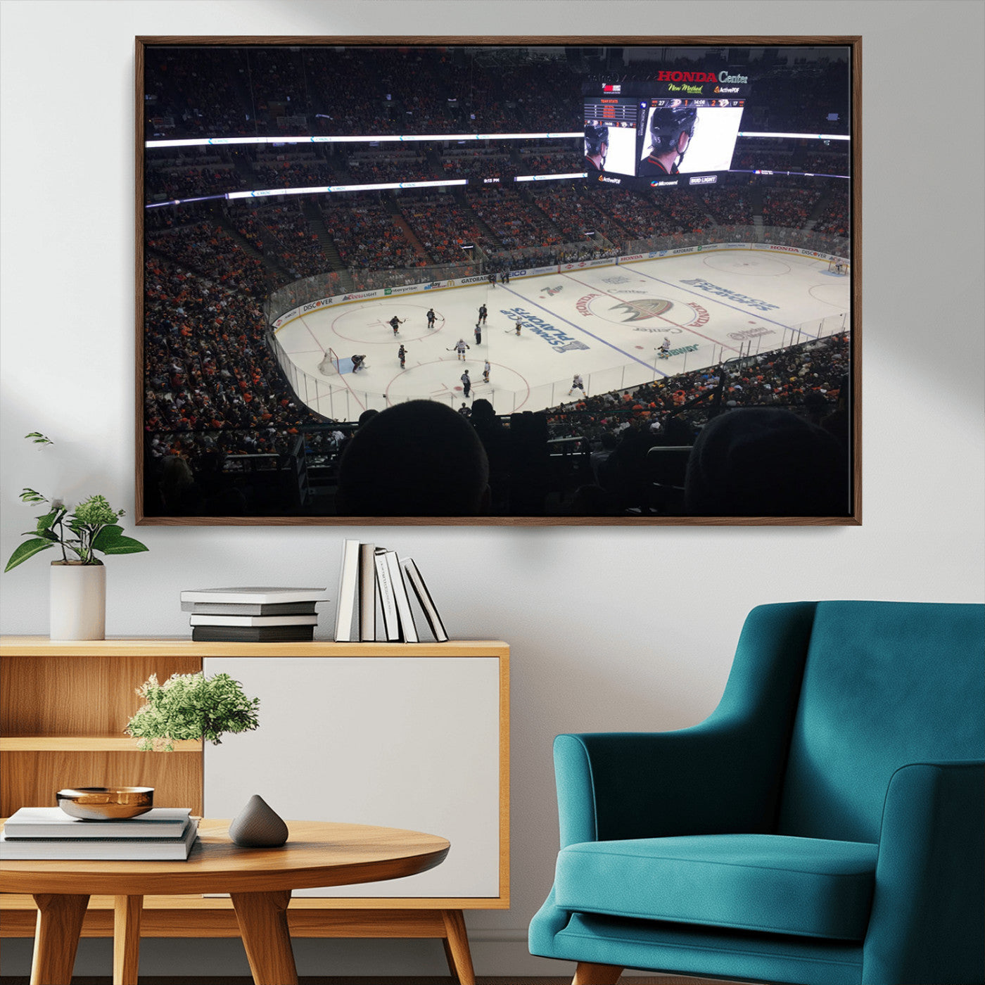 MGV-FC-36X24 - Honda Center California Anaheim Ducks Hockey Stadium Wall Art, Honda Center California Stadium Wall