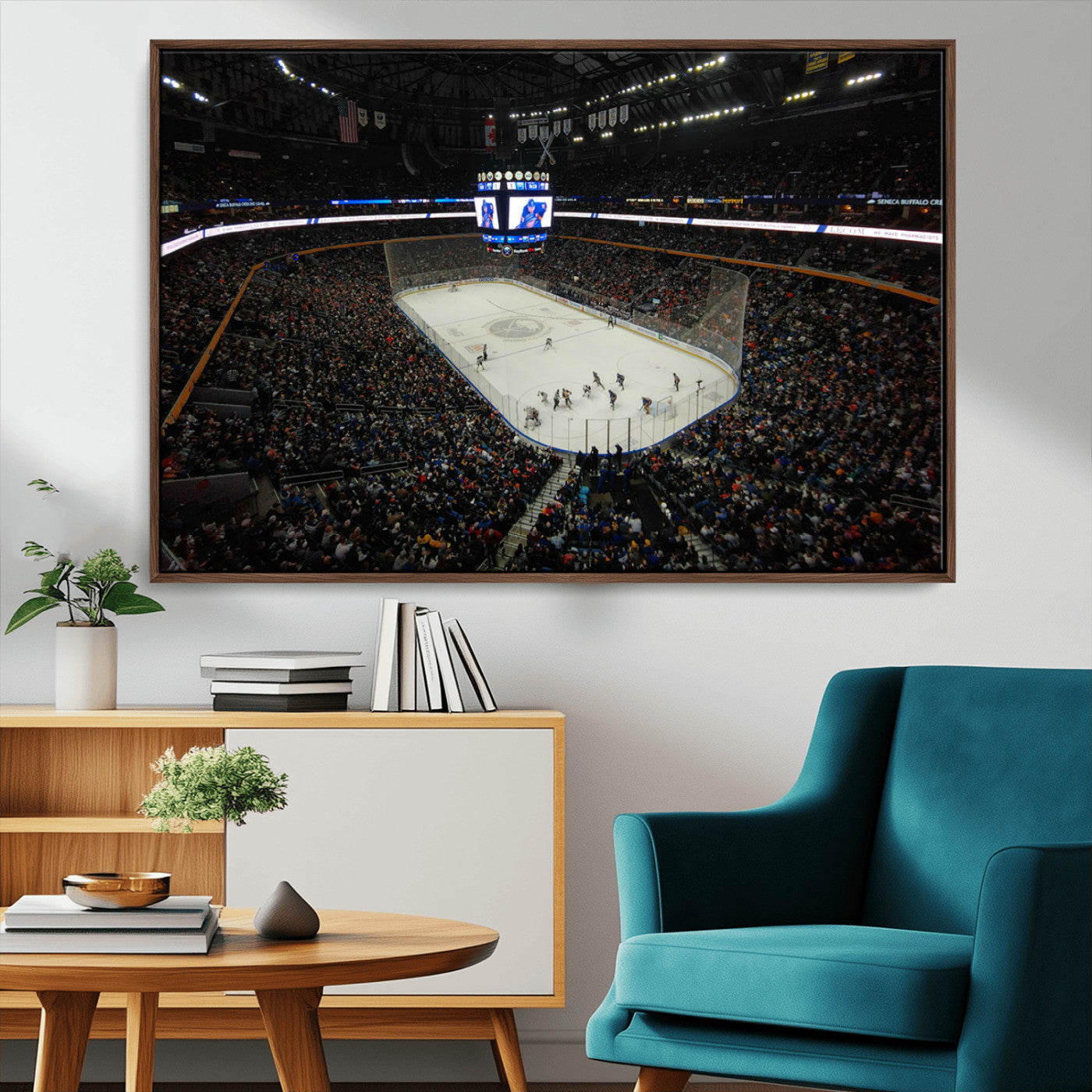 MGV-FC-36X24 - KeyBank Center New York Buffalo Sabres Hockey Stadium Canvas Print Wall Art