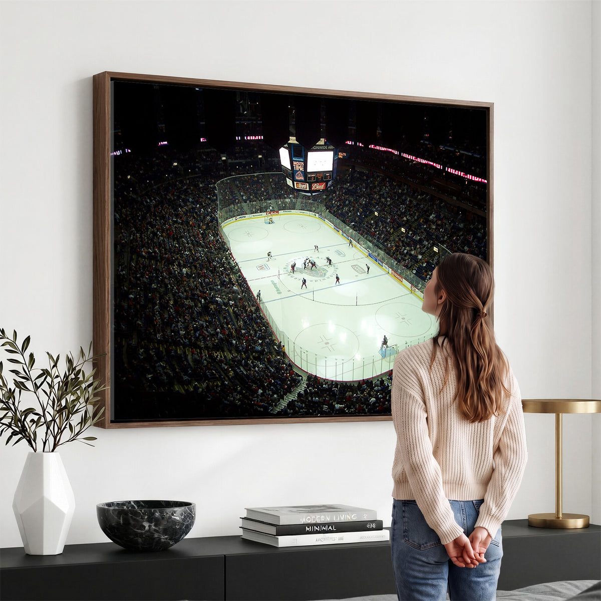 38823-MGV-CV-36X24 - Nationwide Arena Ohio Columbus Blue Jackets Hockey Stadium