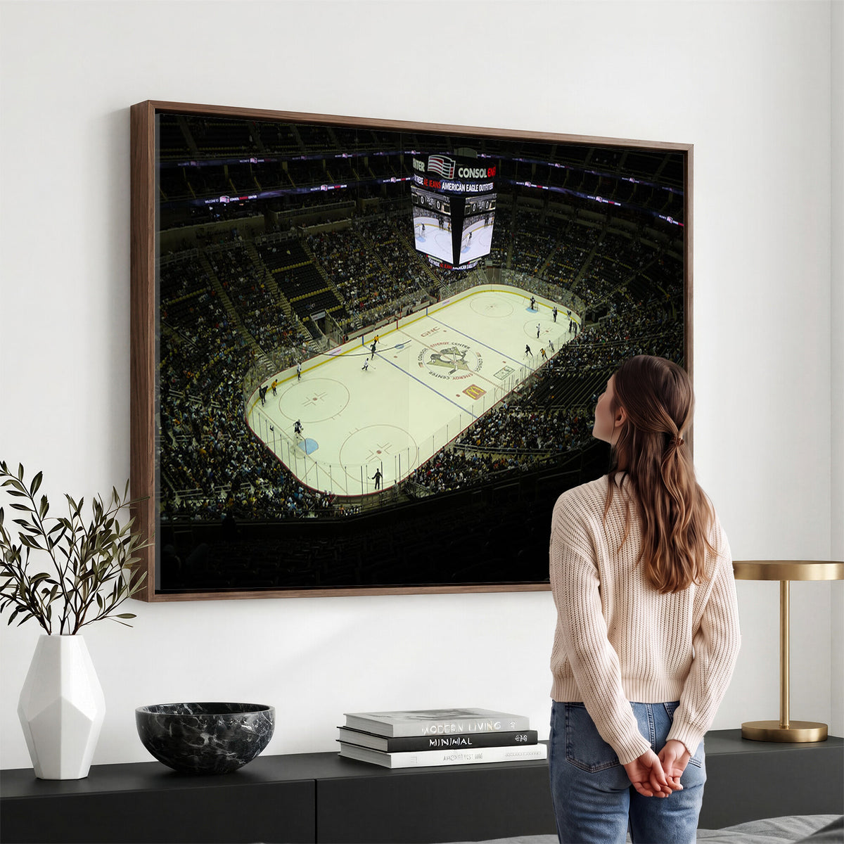 52168-MGV-CV-36X24 - PPG Paints Arena Pennsylvania Pittsburgh Penguins Hockey