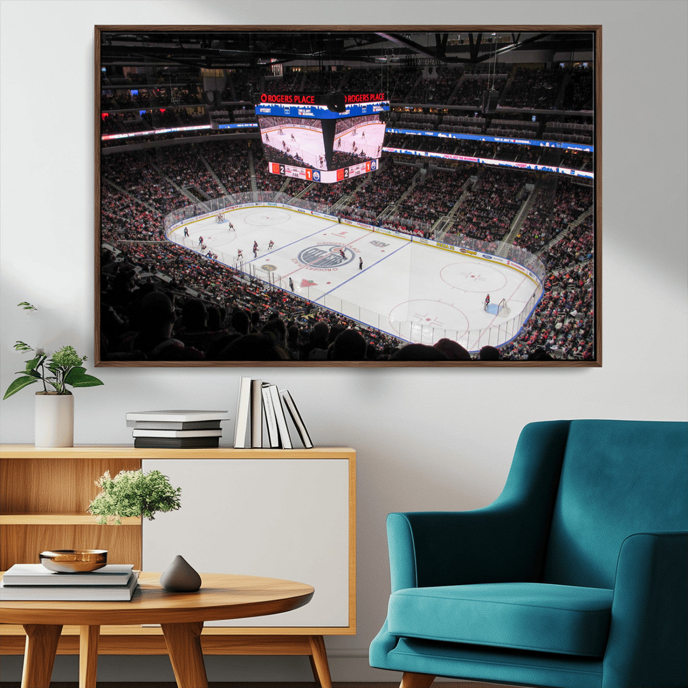 MGV-FC-36X24 - Rogers Place Edmonton Oilers Ice Hockey Stadium Wall Art, Rogers Place Edmonton Oilers Wall Art