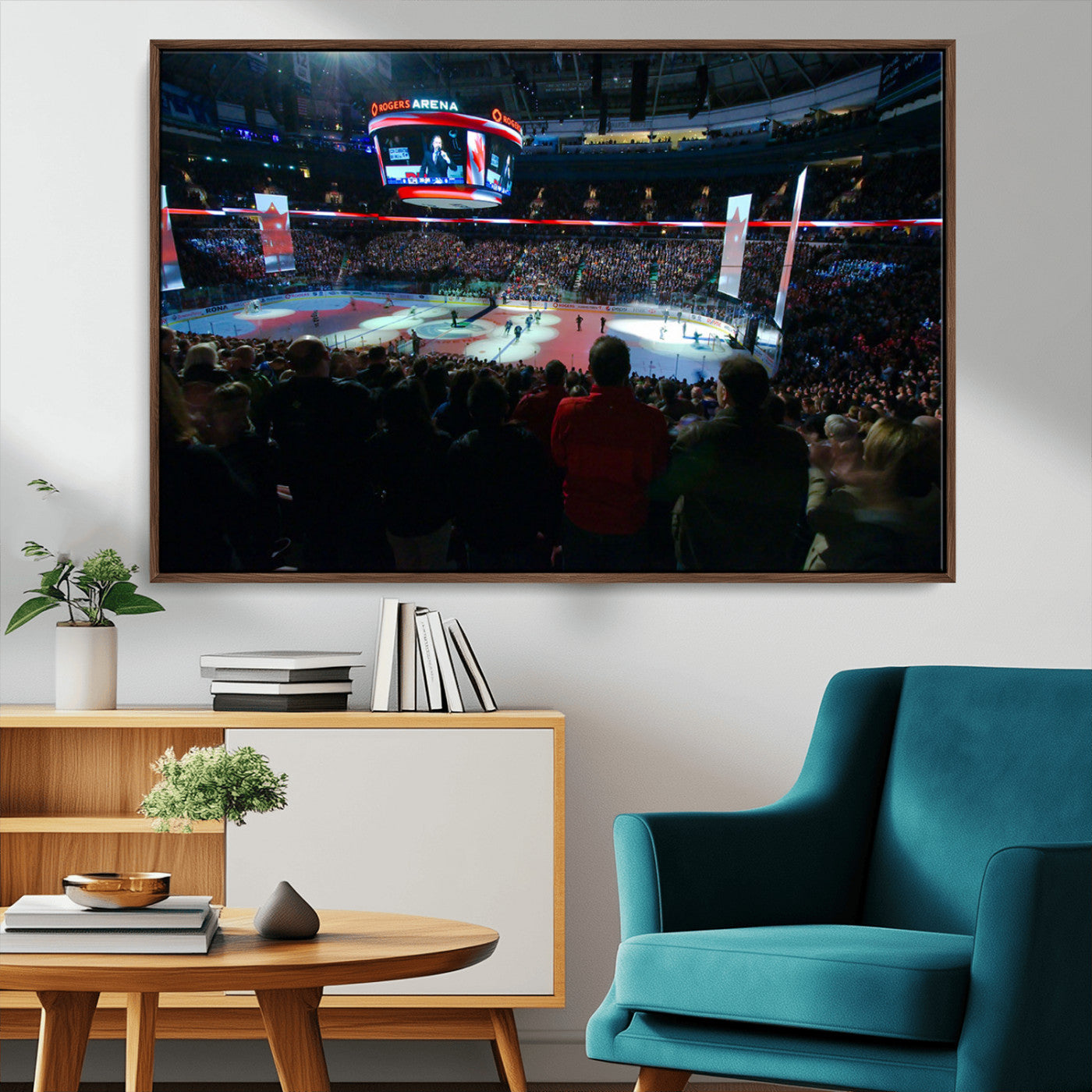 MGV-FC-36X24 - Rogers Arena Vancouver Canucks Ice Hockey Stadium Wall Art, Vancouver Canucks Ice Hockey Print
