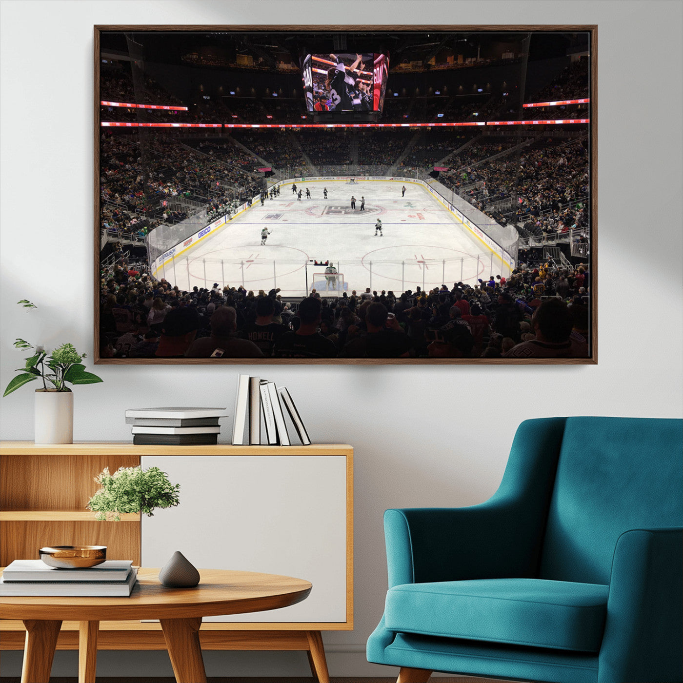 MGV-FC-36X24 - T Mobile Arena Paradise Nevada Vegas Golden Knights Ice Hockey Stadium Canvas Print Wall Art