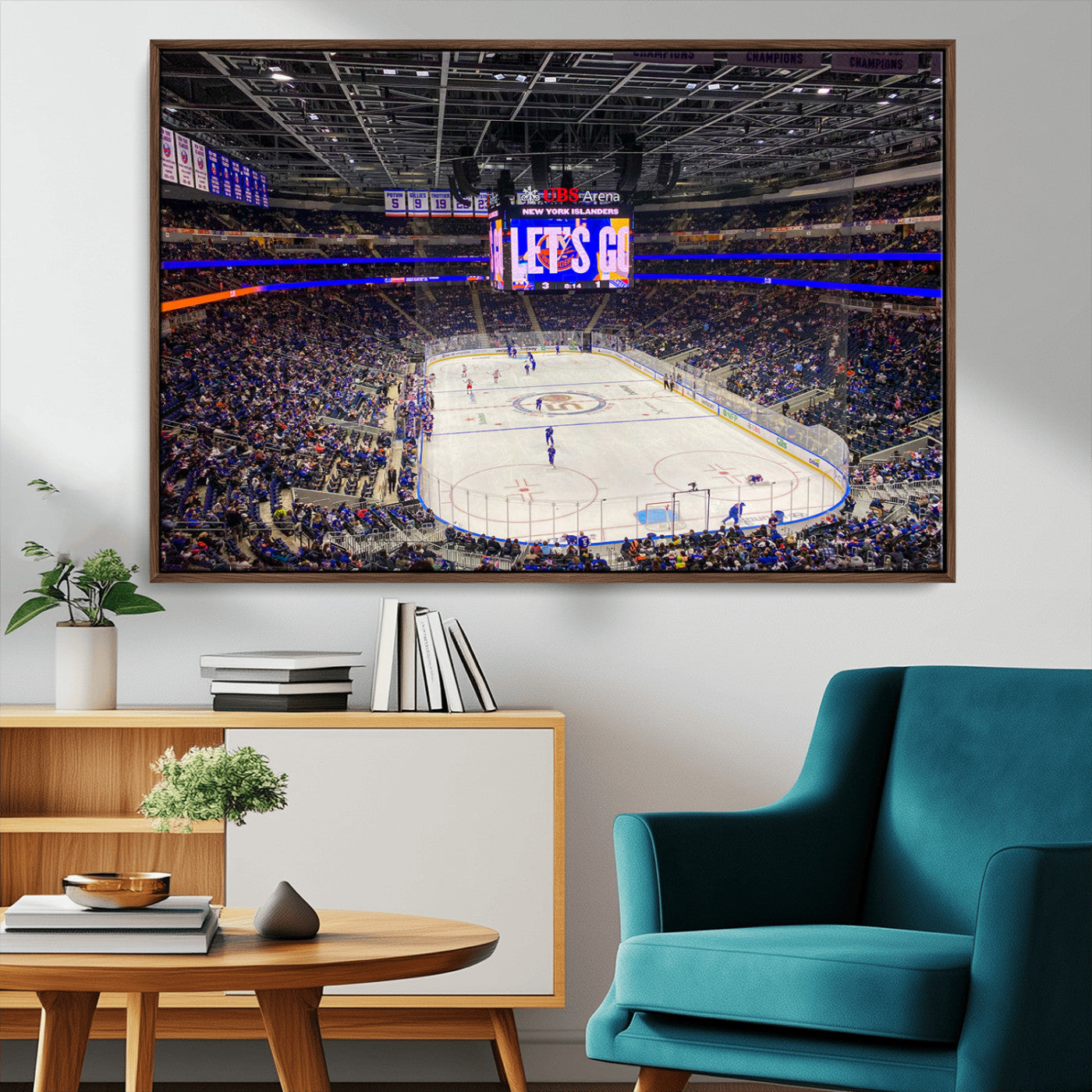 MGV-FC-36X24 - UBS Arena Elmont New York Islanders Ice Hockey Wall Art, UBS Arena Elmont Wall Art Canvas Print