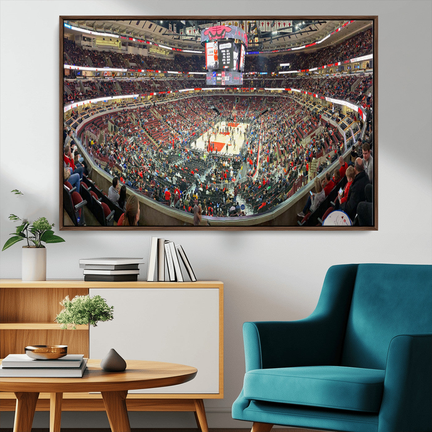MGV-FC-36X24 - United Center Chicago Bulls Stadium Wall Art Canvas Print