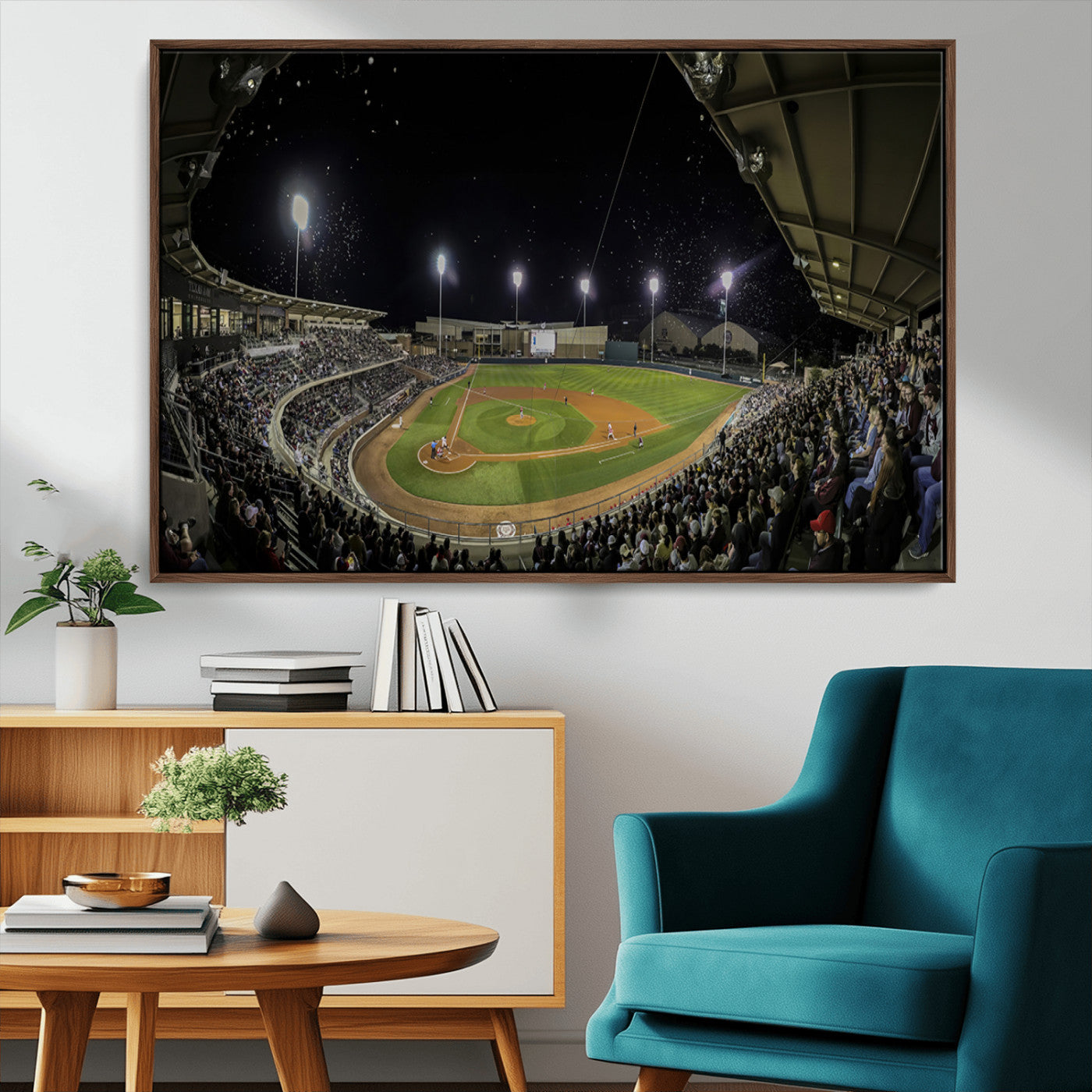 MGV-FC-36X24 - Olsen Field at Blue Bell Park - Texas A&M Aggies Baseball Stadium Wall Art Canvas Print