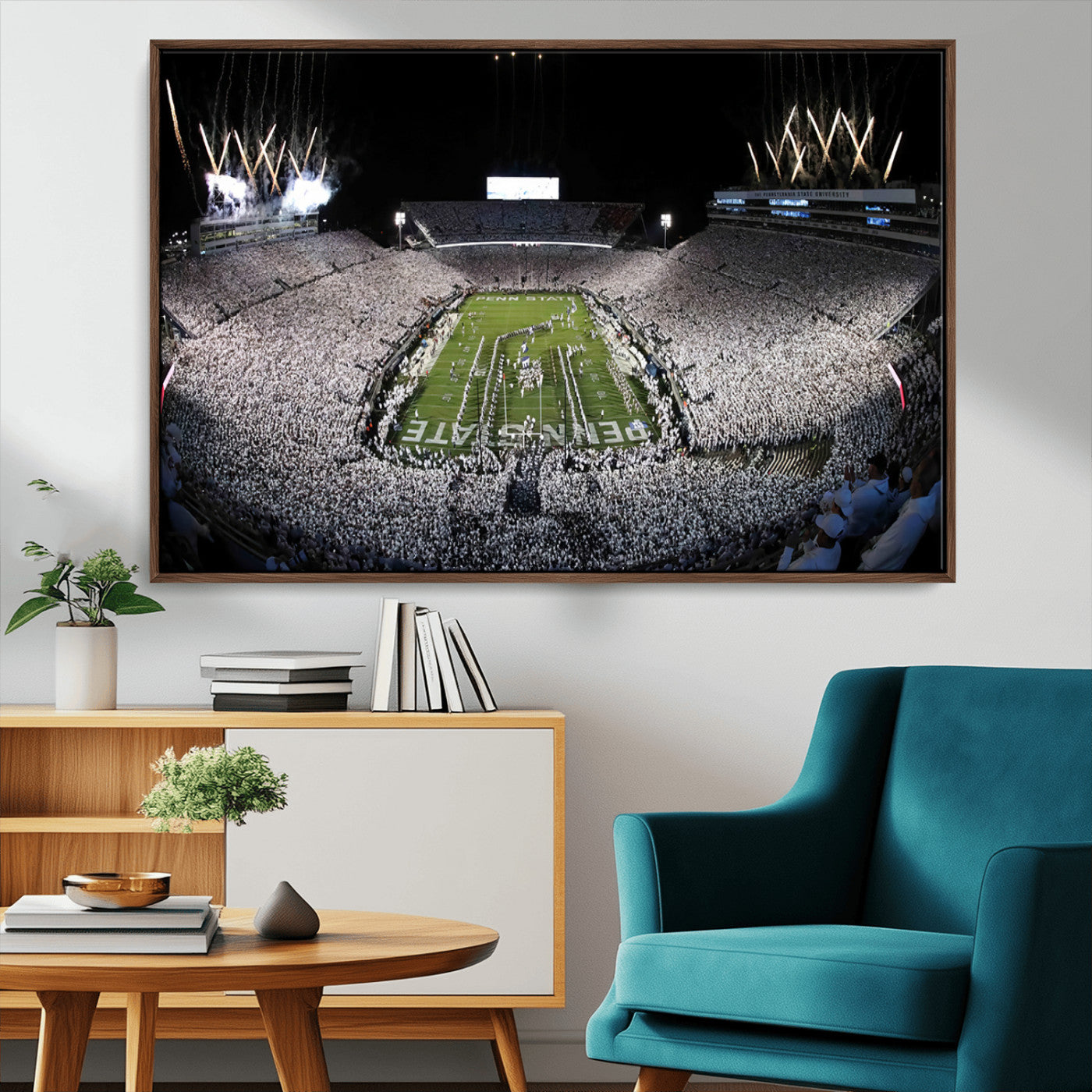 84537-MGV-CV-36X24-Penn State Beaver Stadium Canvas Wall Art - Nittany Lions Football Print