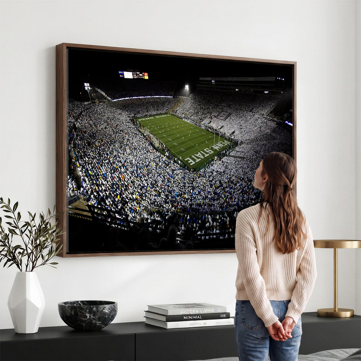96825-MGV-CV-36X24 - Penn State Football Stadium Wall Art - Beaver Stadium Canvas Print