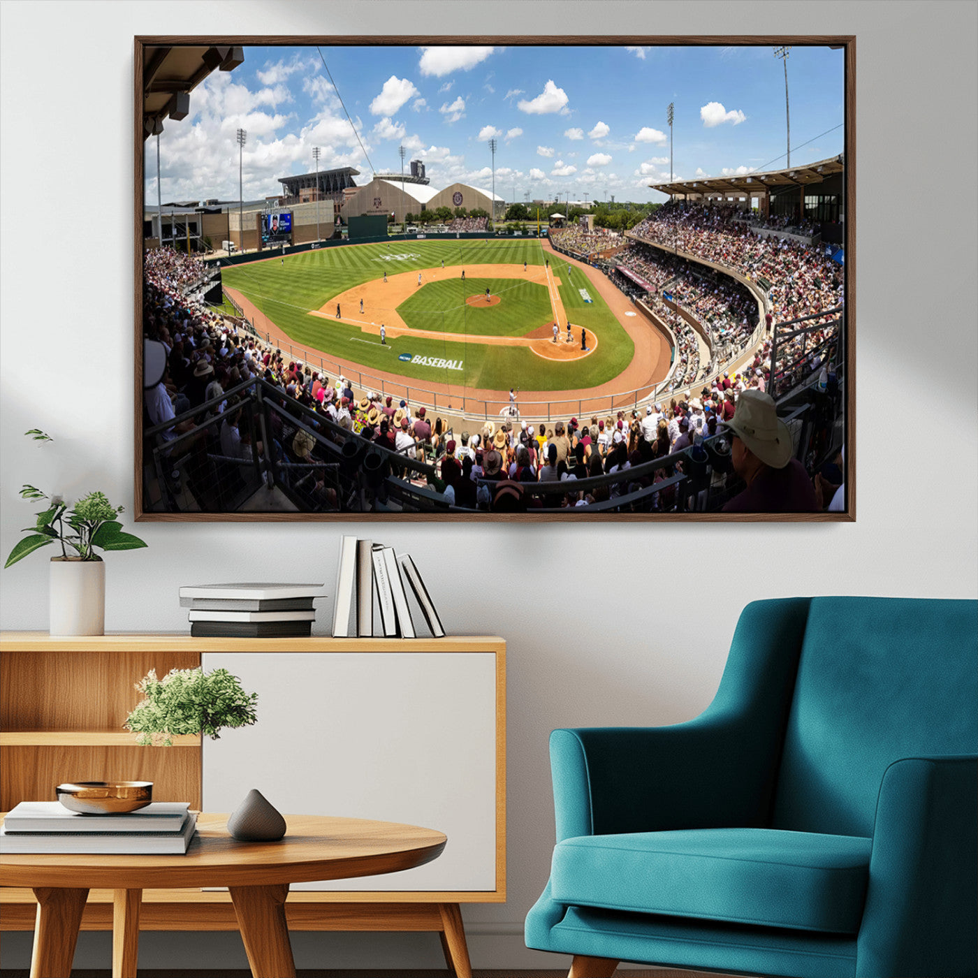 MGV-FC-36X24 - The Texas A&M University Aggies Athletics Team Print - College Station Kyle Field Wall Art Canvas