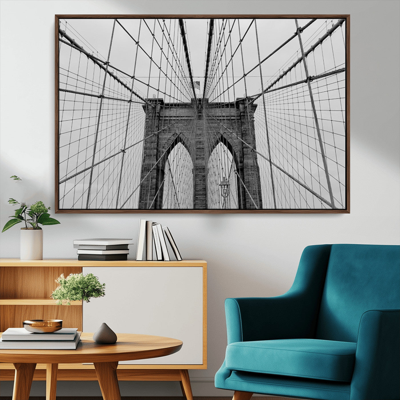 MGV-FC-36X24 - Large Brooklyn Bridge Wall Art Canvas Print
