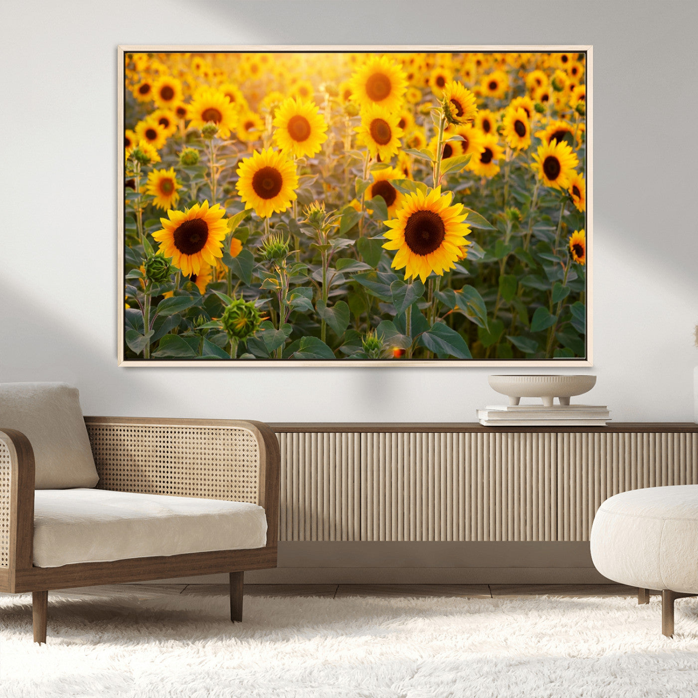 MGV-FC-36X24 - Sunflower Sunshine Wall Art Canvas Print