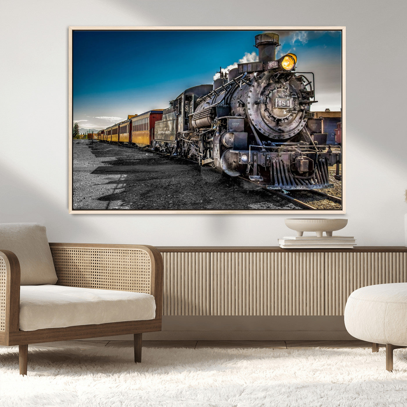 MGV-FC-36X24 - Train Wall Art Canvas Print