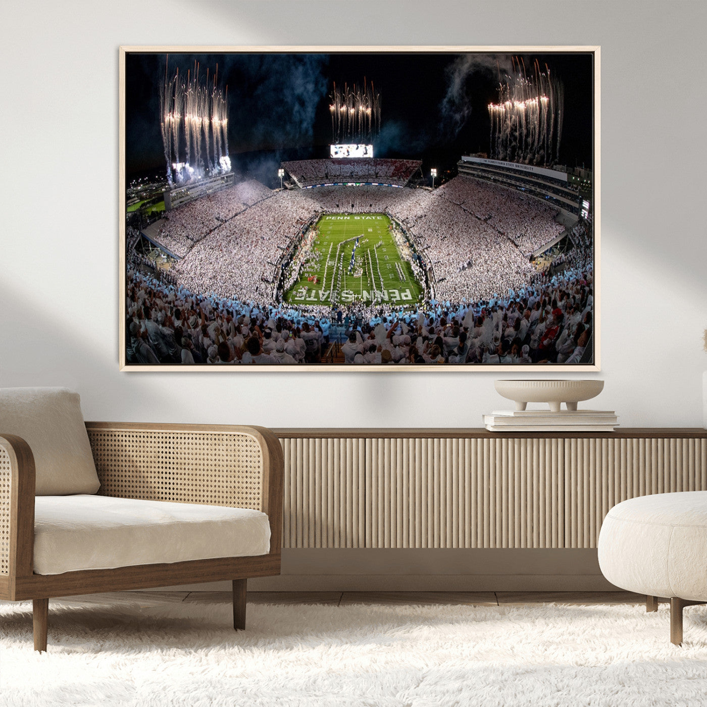 MGV-FC-36X24 - Penn Stadium Football Wall Art Canvas Print, Pennsylvania University Football Stadium