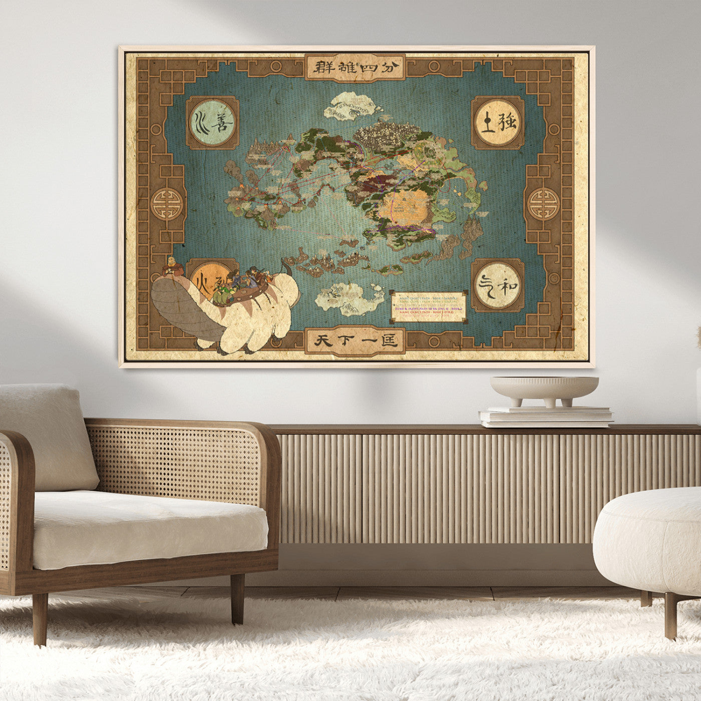 MGV-FC-36X24 - Push Pin World Map Canvas Print – Framed Wall Art for Couples to Track Their Travels – Anniversary