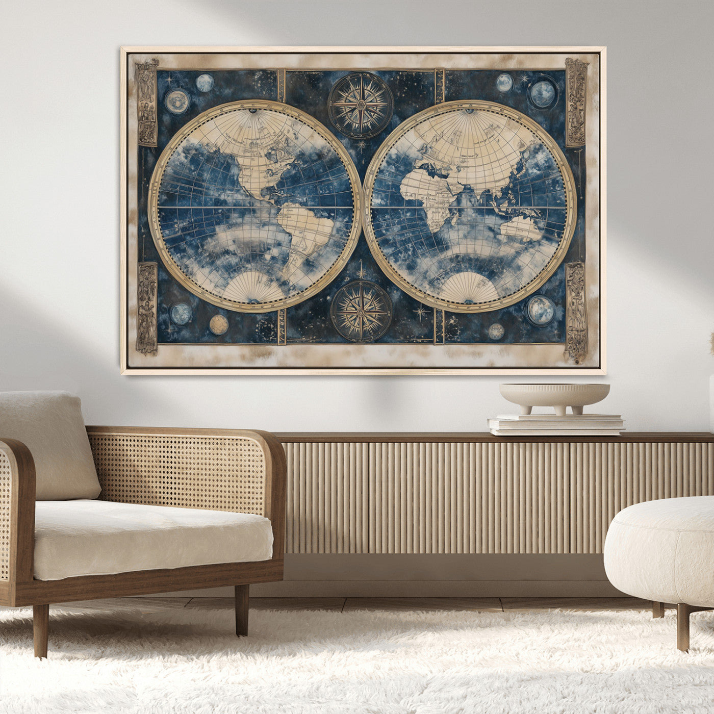 MGV-FC-36X24 - World Map Canvas Print