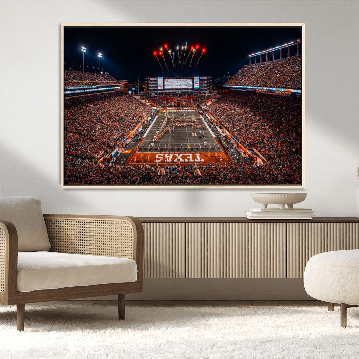 MGV-FC-36X24 - Texas Memorial Stadium Wall Art Canvas Print