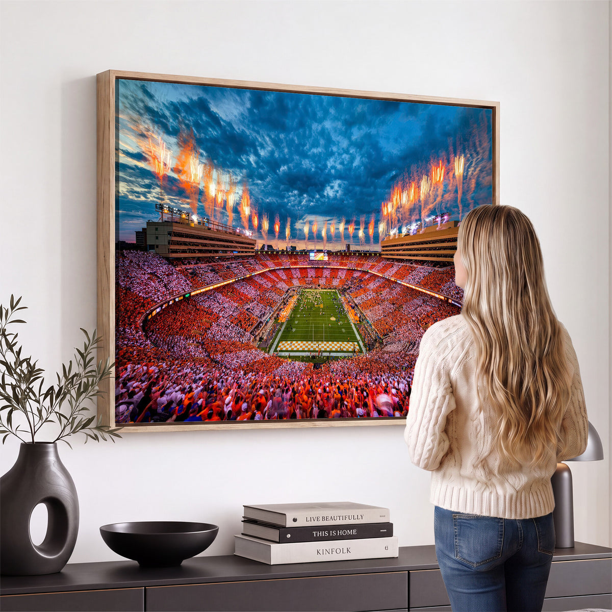 94266219-MGV-CV-36X24 - Tennessee Neyland Stadium Wall Art, Sports Arena Canvas