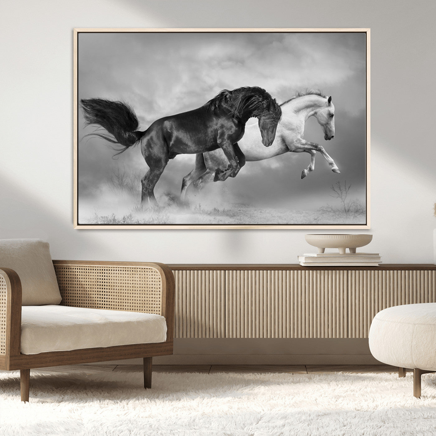 MGV-FC-36X24 - Wild Horses Wall Art Canvas Print