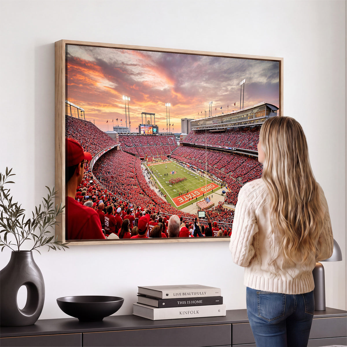 94754966-MGV-CV-36X24 - Stadium Wall Art Canvas Print