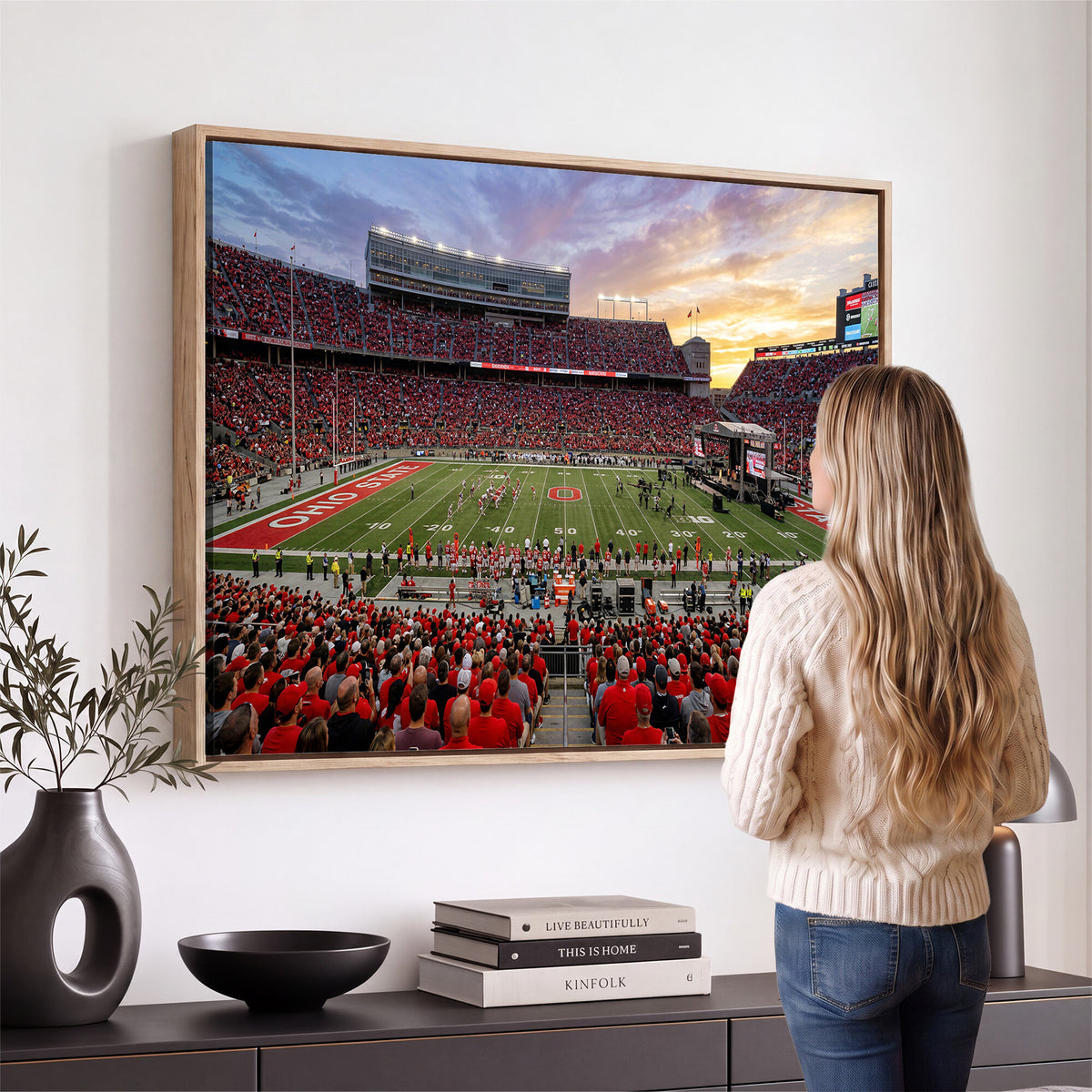 23196993-MGV-CV-36X24 - Stadium Wall Art Canvas Print