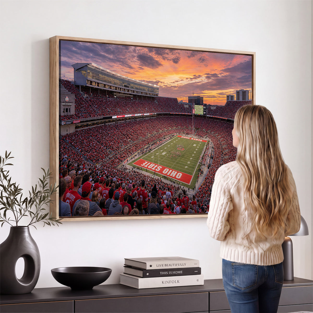 95137596-MGV-CV-36X24 - Stadium Wall Art Canvas Print