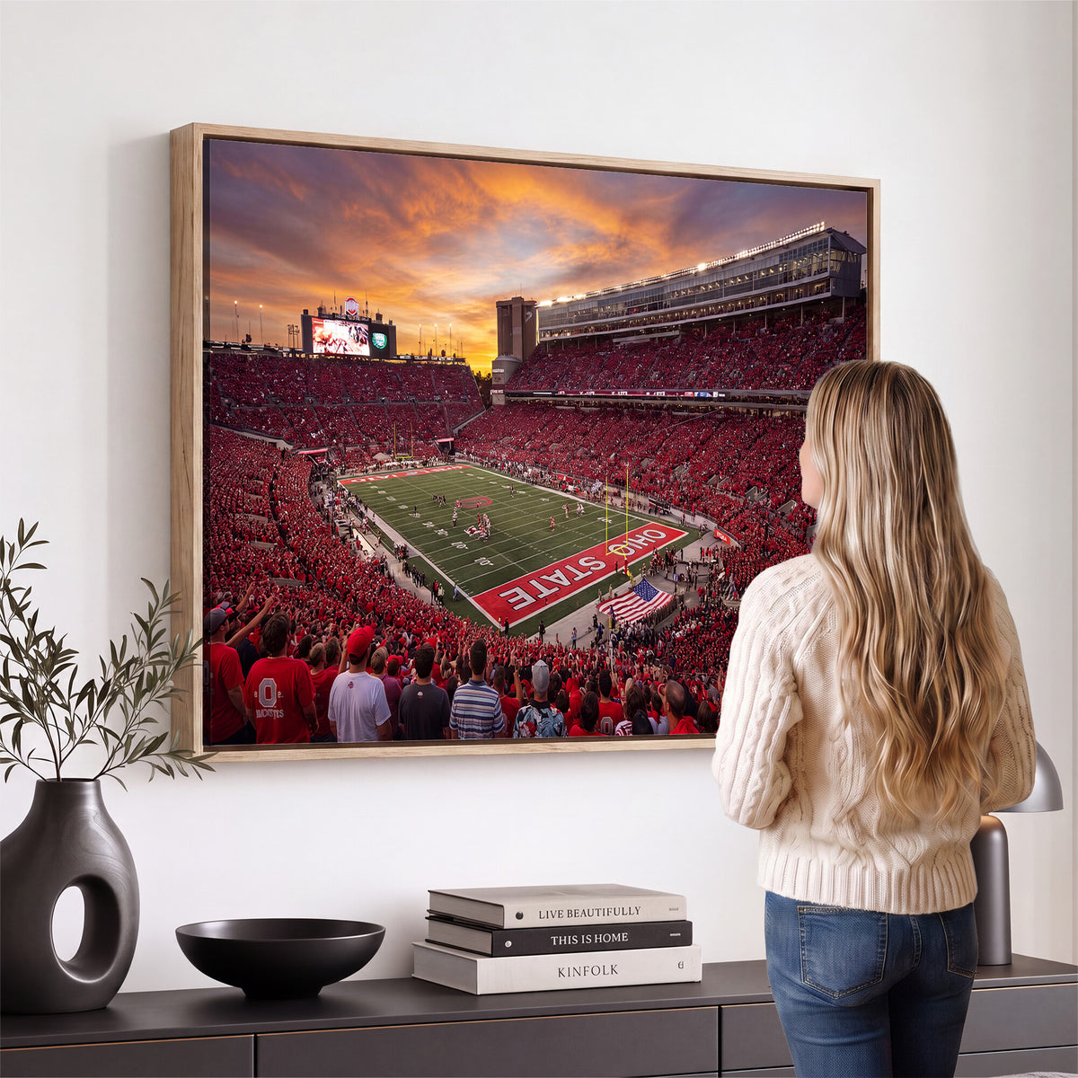 36125328-MGV-CV-36X24 - Stadium Wall Art Canvas Print