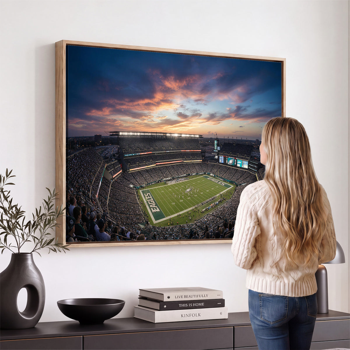 59208973-MGV-CV-36X24 - Stadium Wall Art Canvas Print