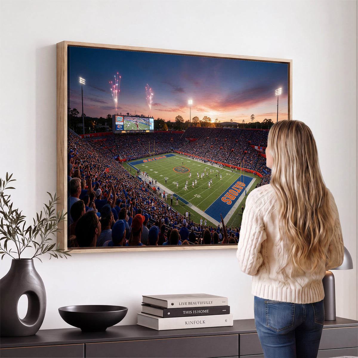 42817292-MGV-CV-36X24 - Stadium Wall Art Canvas Print