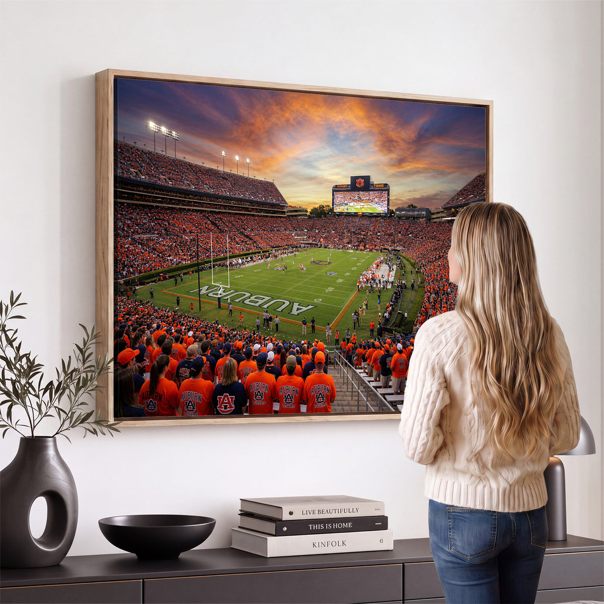 46347891-MGV-CV-36X24 - Stadium Wall Art Canvas Print
