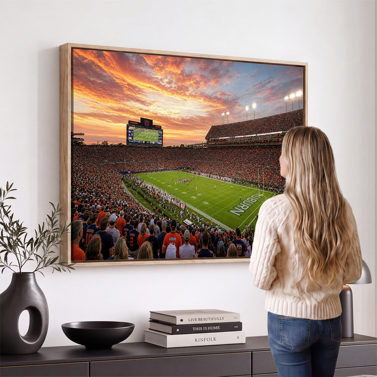 28631591-MGV-CV-36X24 - Stadium Wall Art Canvas Print