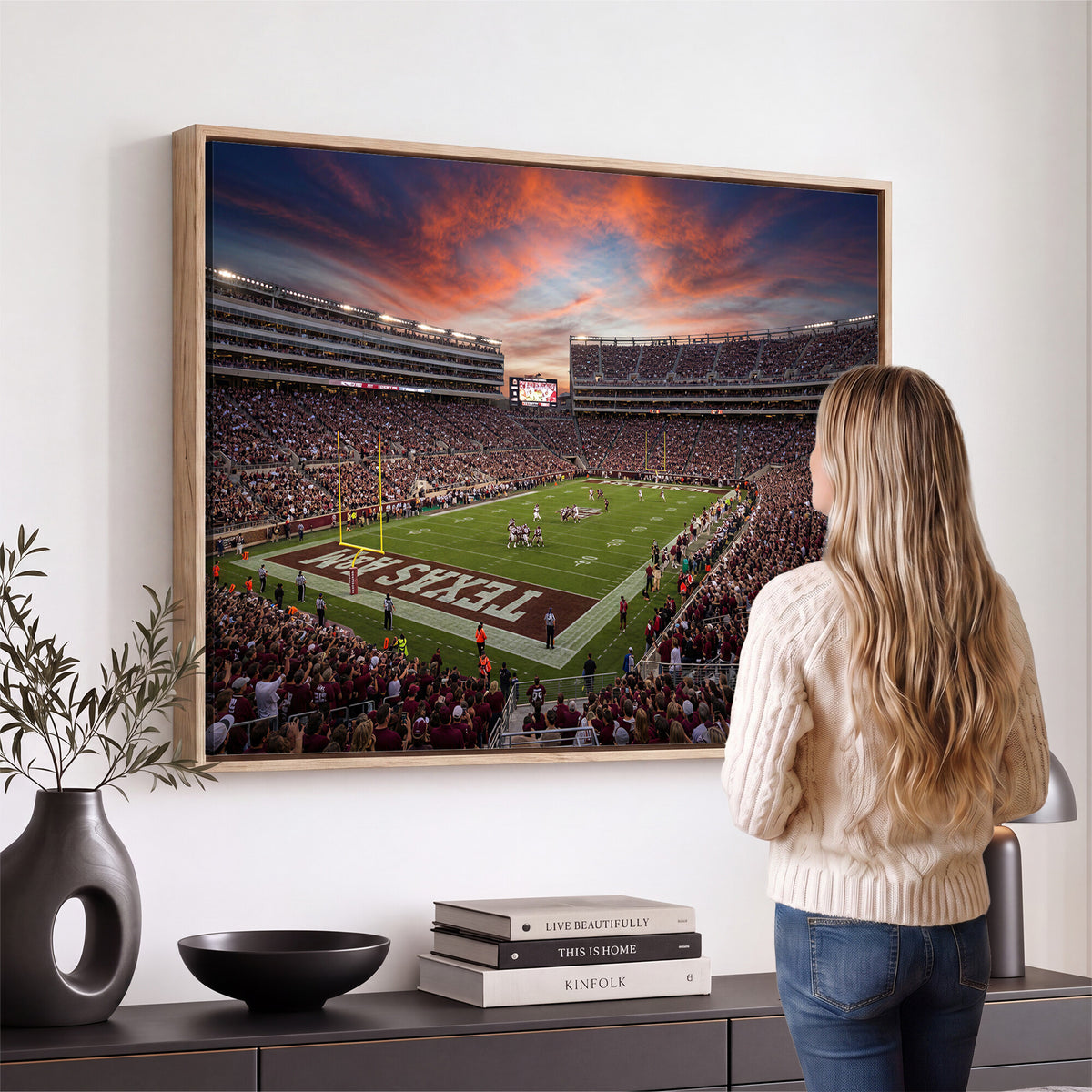 44328991-MGV-CV-36X24 - Stadium Wall Art Canvas Print