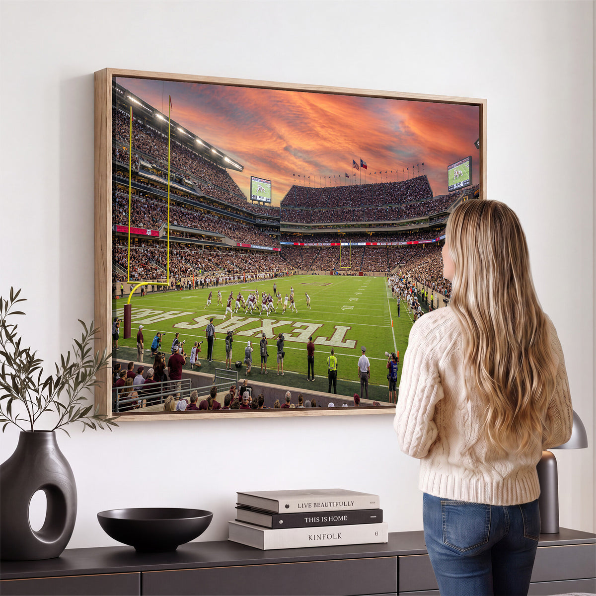 80055809-MGV-CV-36X24 - Stadium Wall Art Canvas Print