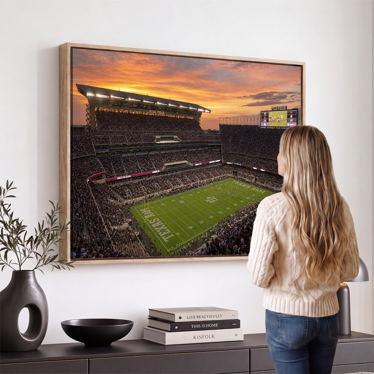 77401853-MGV-CV-36X24 - Stadium Wall Art Canvas Print