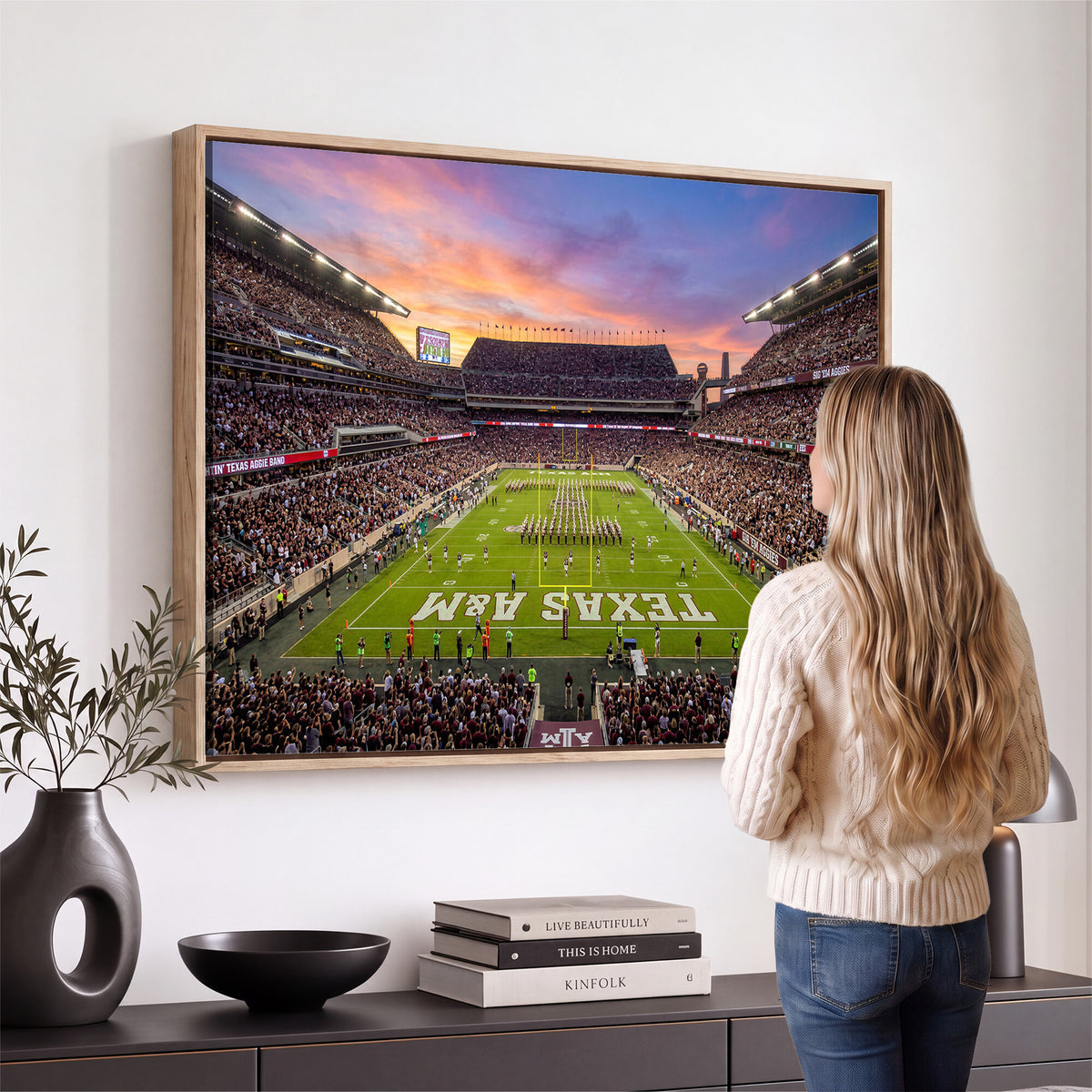 65952219-MGV-CV-36X24 - Stadium Wall Art Canvas Print