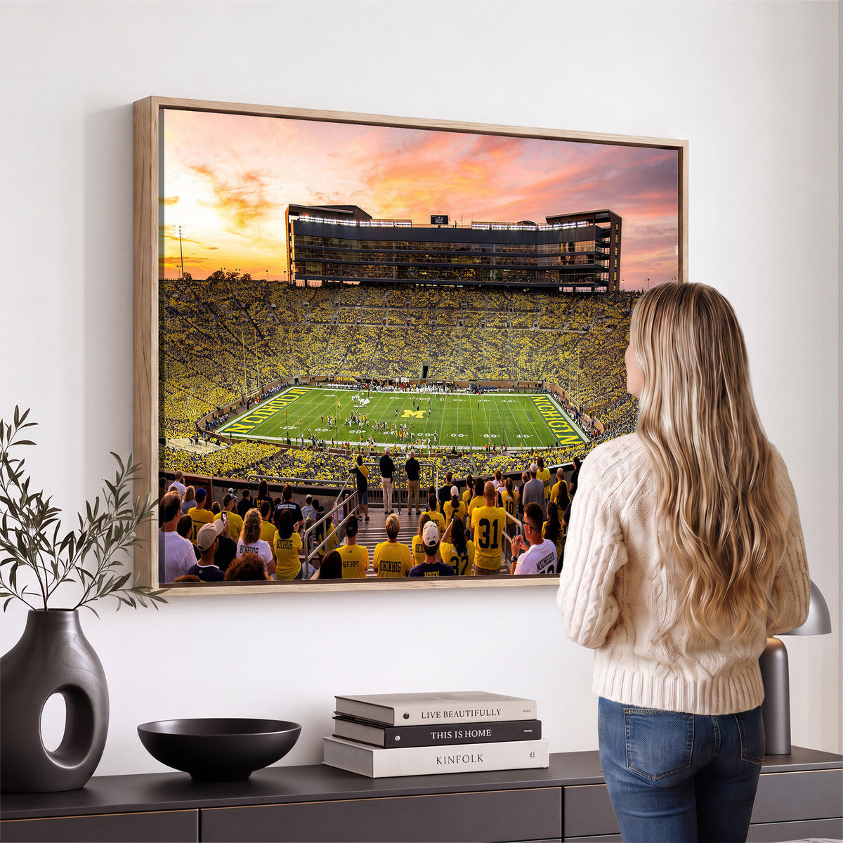 27265223-MGV-CV-36X24 - Stadium Wall Art Canvas Print