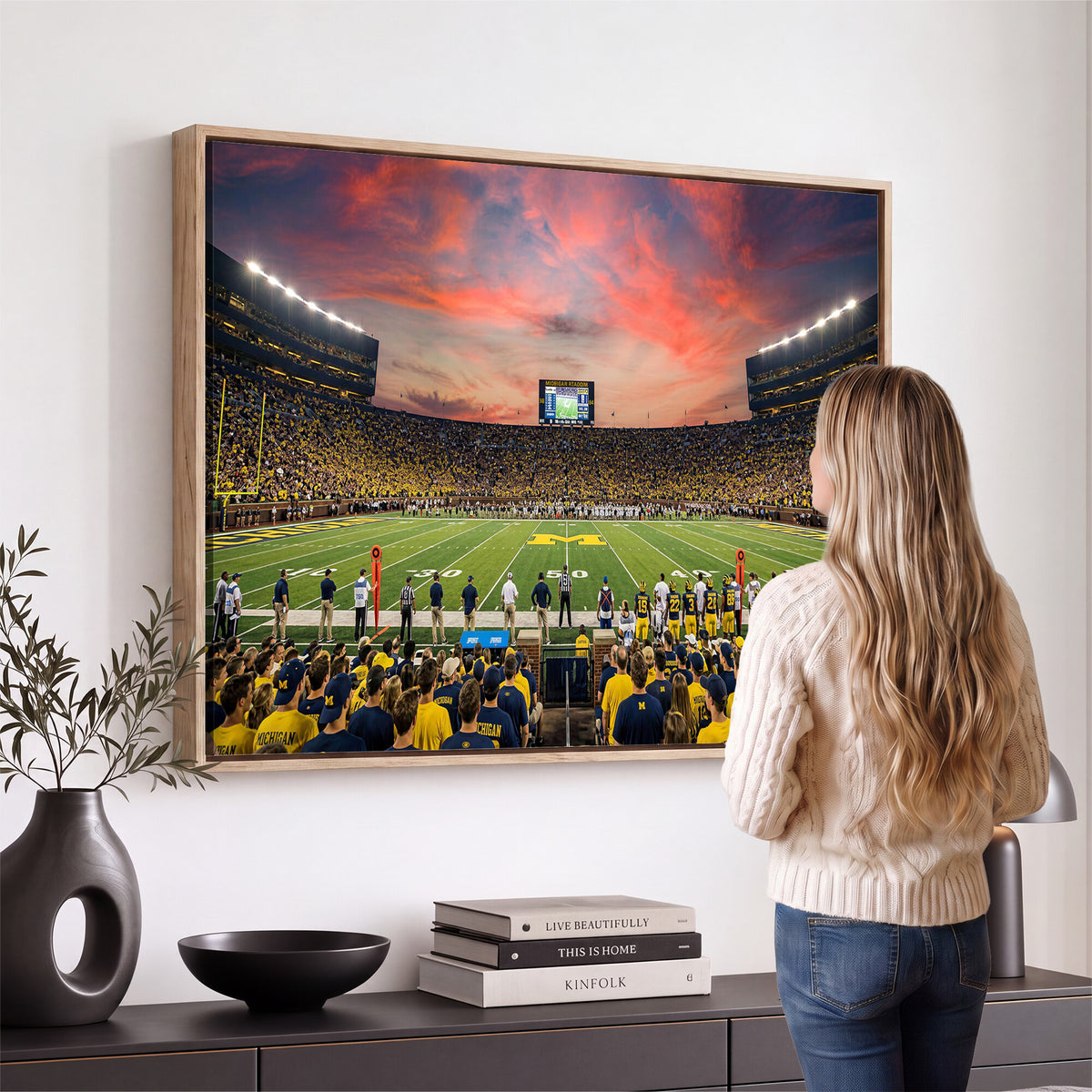 47185949-MGV-CV-36X24 - Stadium Wall Art Canvas Print