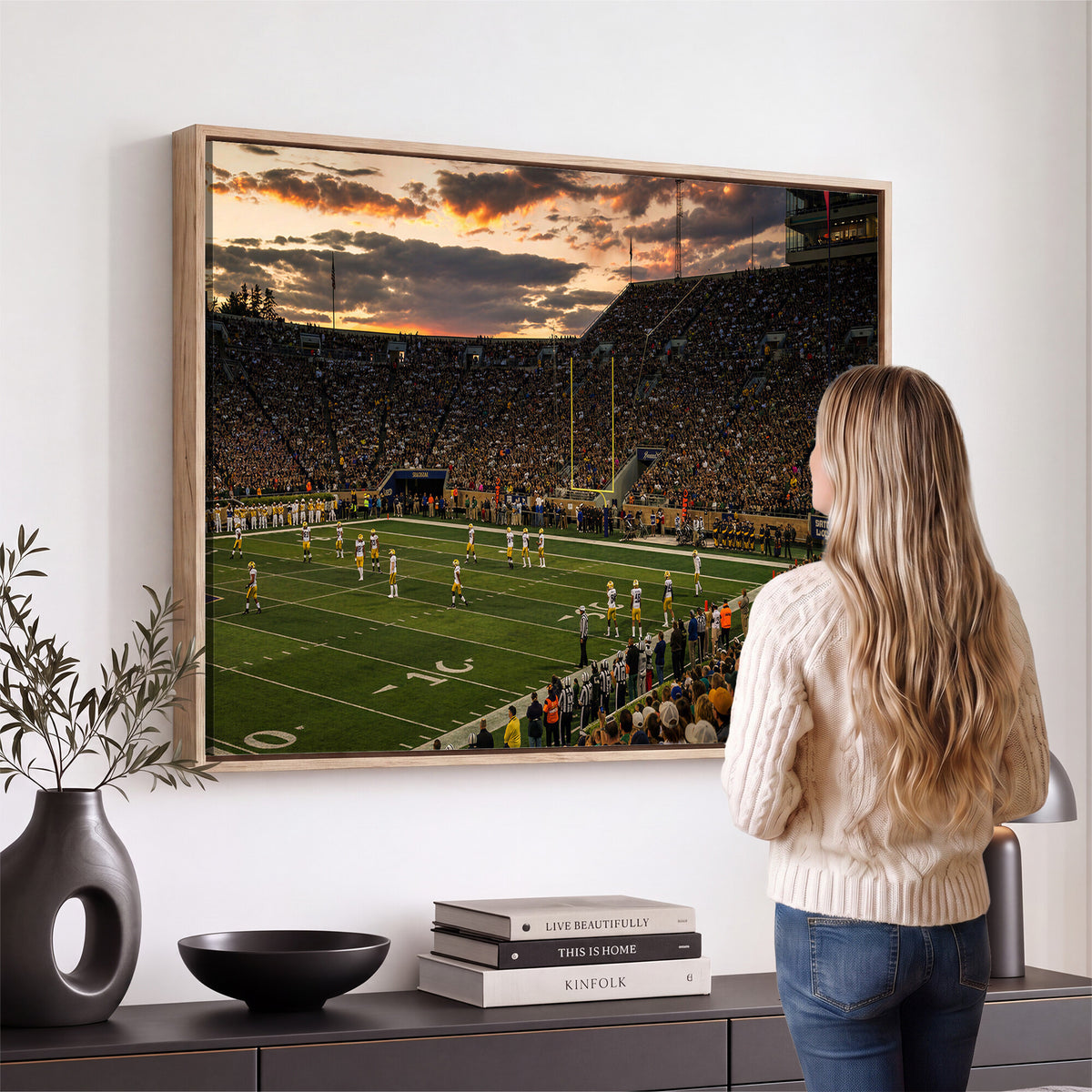 17703678-MGV-CV-36X24 - Stadium Wall Art Canvas Print