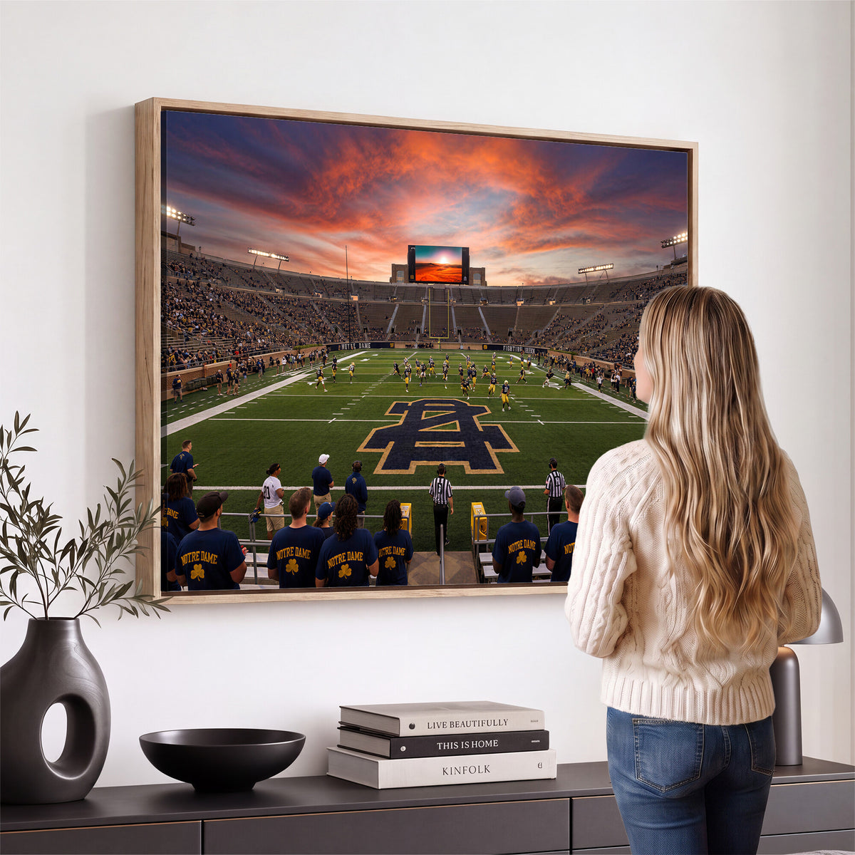 75411323-MGV-CV-36X24 - Stadium Wall Art Canvas Print