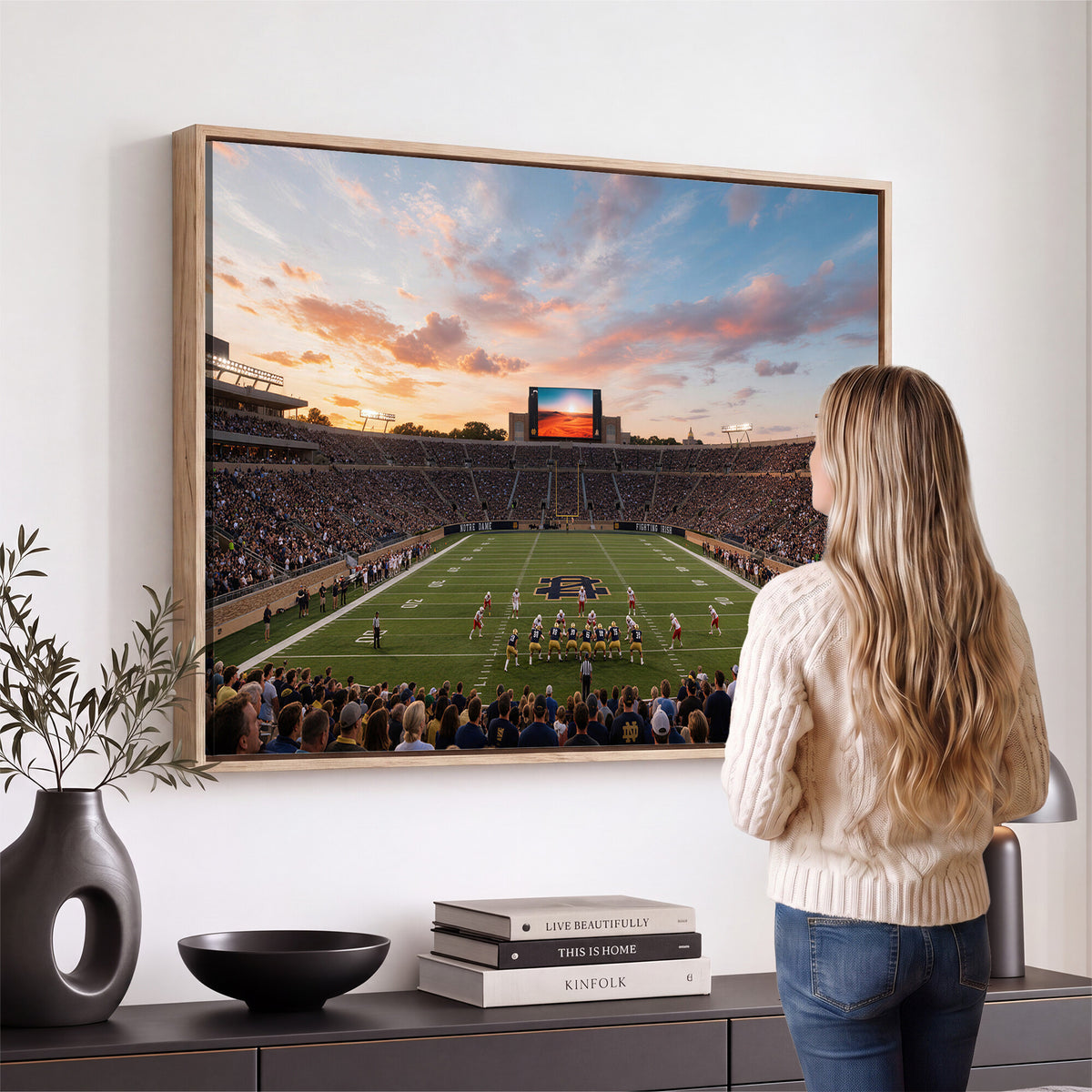 54464530-MGV-CV-36X24 - Stadium Wall Art Canvas Print