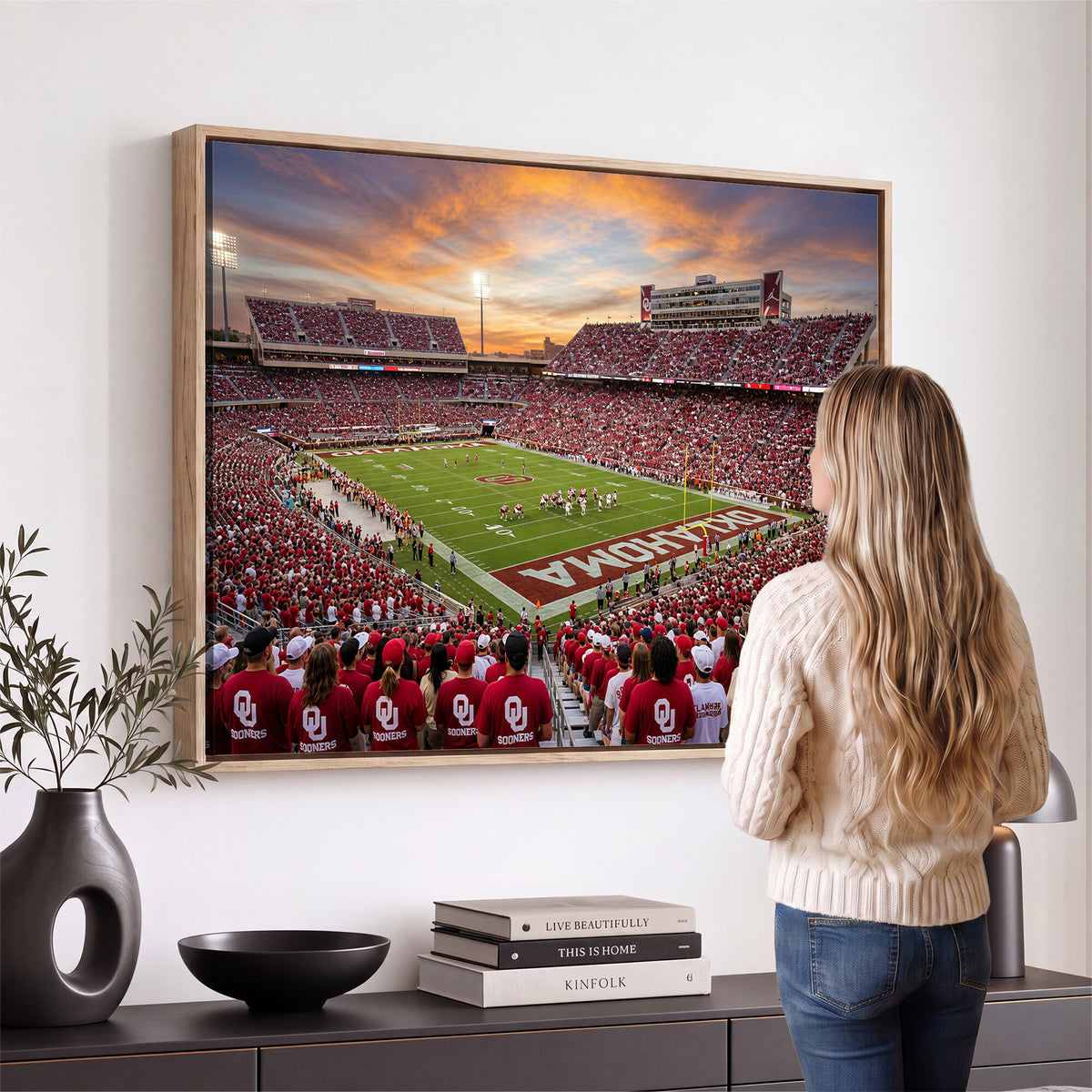 92718741-MGV-CV-36X24 - Stadium Wall Art Canvas Print