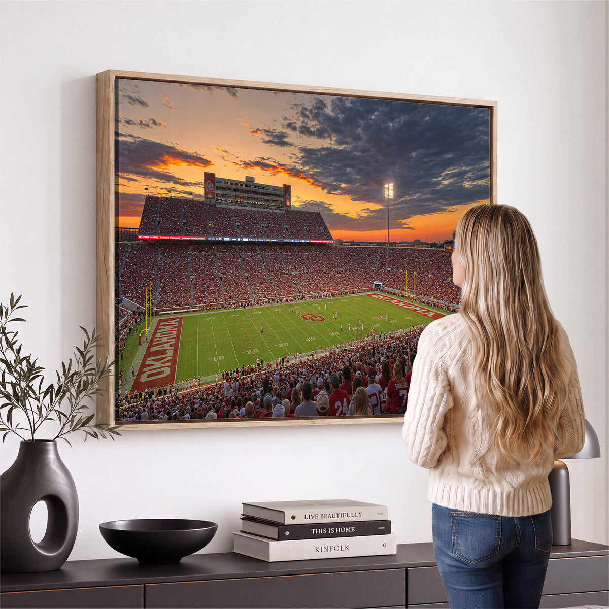 75444407-MGV-CV-36X24 - Stadium Wall Art Canvas Print