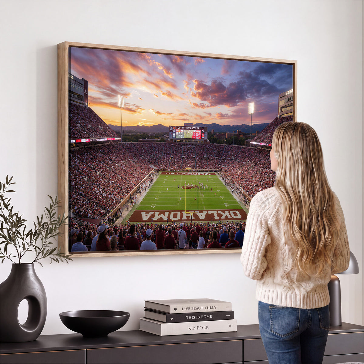 18509931-MGV-CV-36X24 - Stadium Wall Art Canvas Print