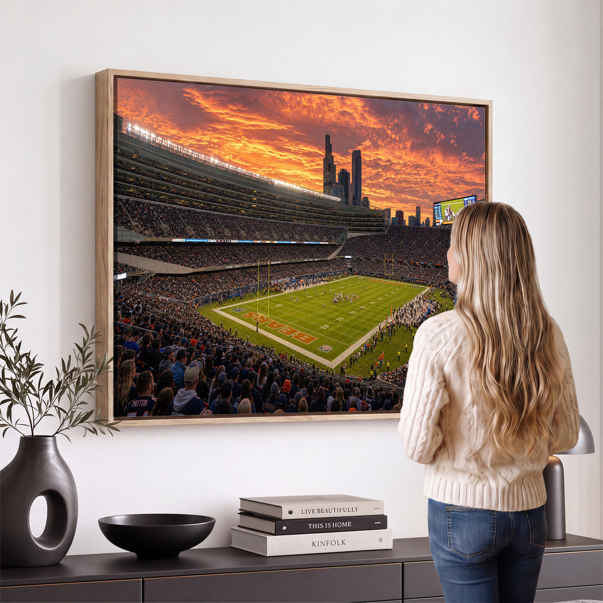 25159364-MGV-CV-36X24 - Stadium Wall Art Canvas Print
