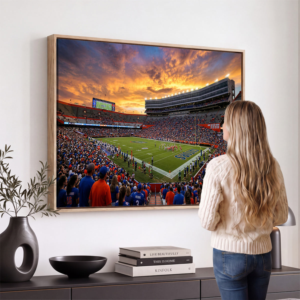 23829865-MGV-CV-36X24 - Stadium Wall Art Canvas Print