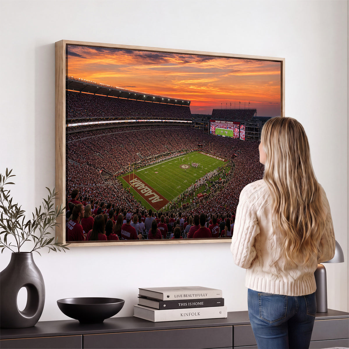 91782096-MGV-CV-36X24 - Stadium Wall Art Canvas Print