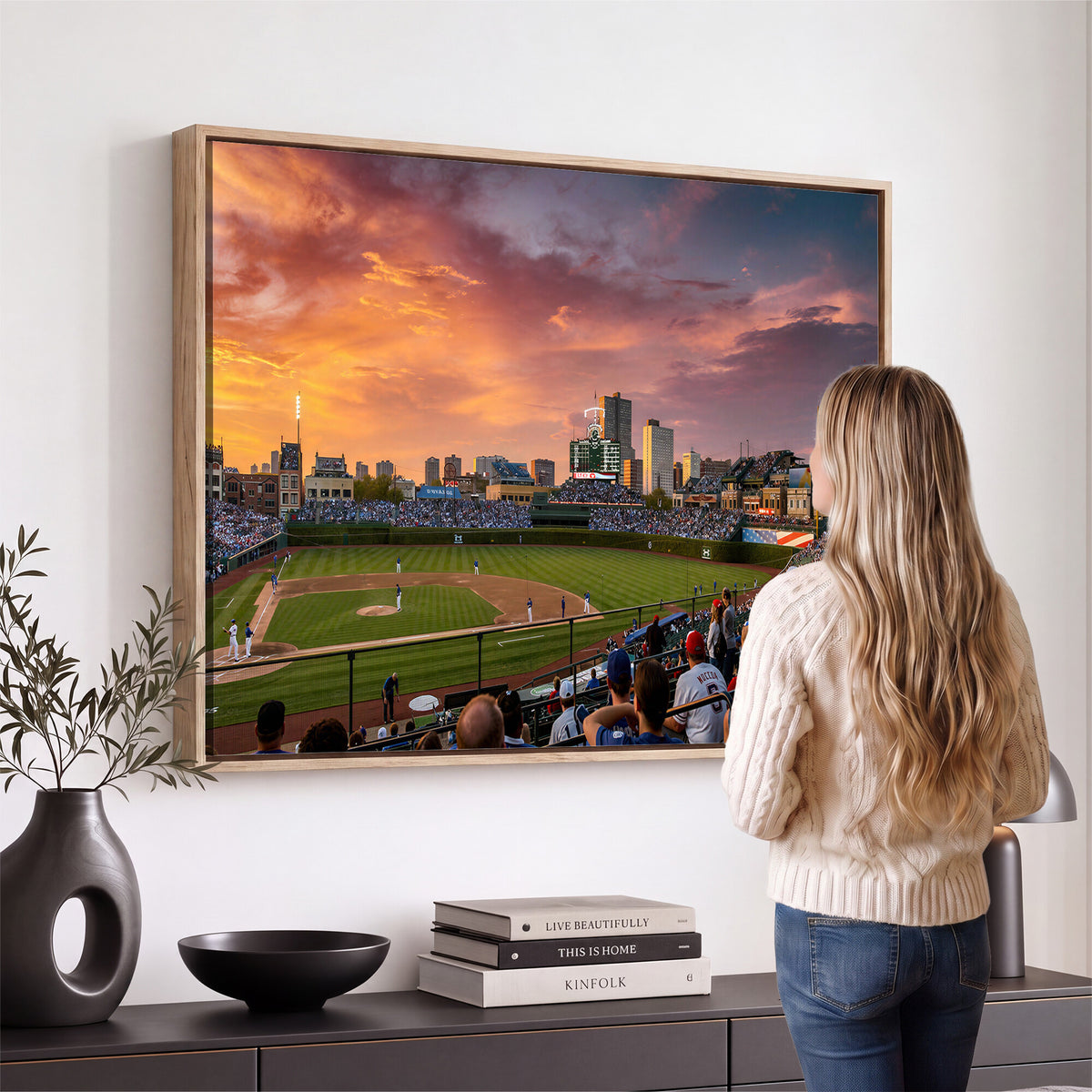 94073020-MGV-CV-36X24 - Stadium Wall Art Canvas Print