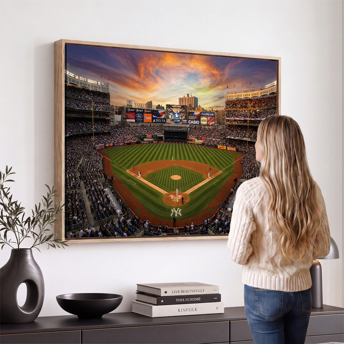 71157927-MGV-CV-36X24 - Stadium Wall Art Canvas Print