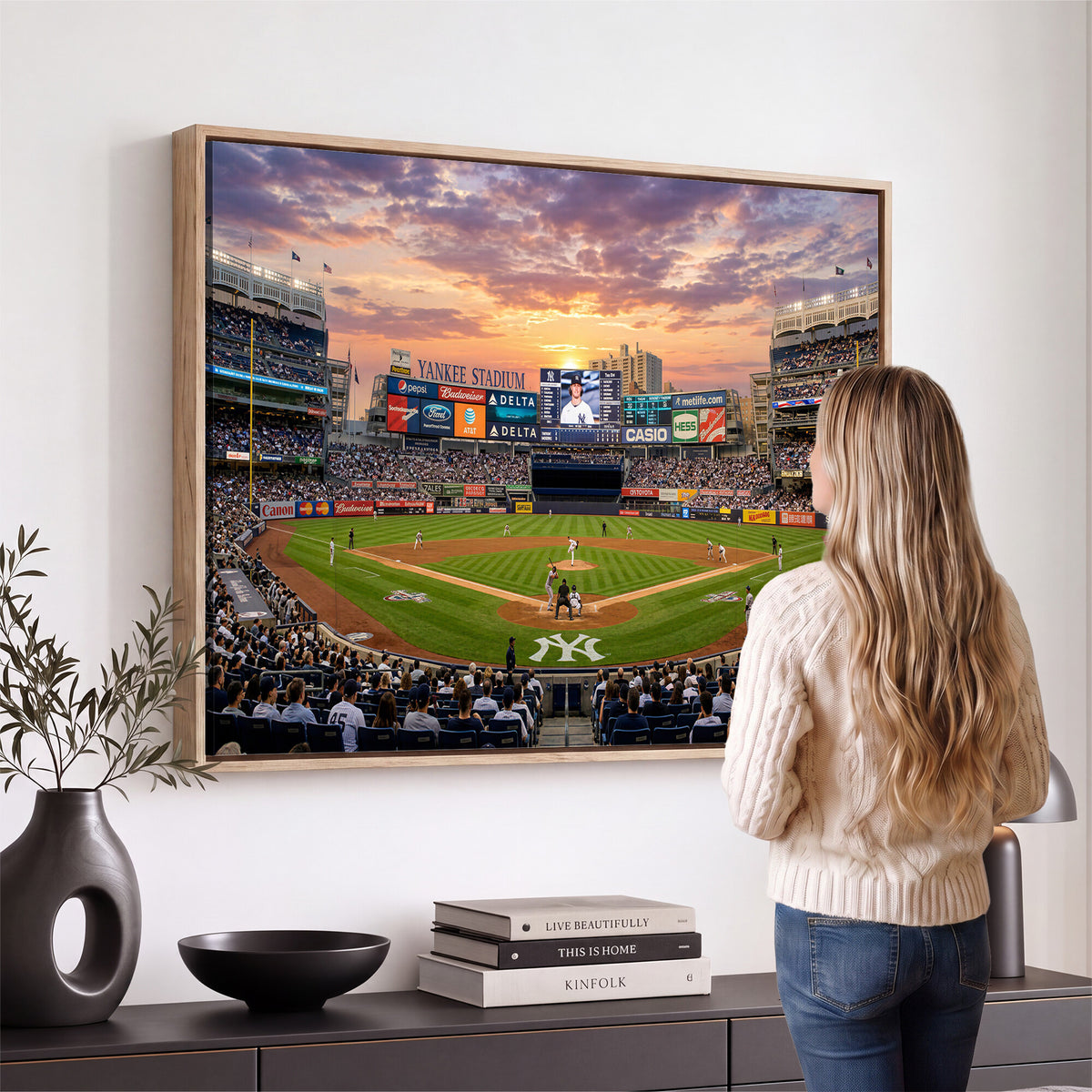 26297292-MGV-CV-36X24 - Stadium Wall Art Canvas Print