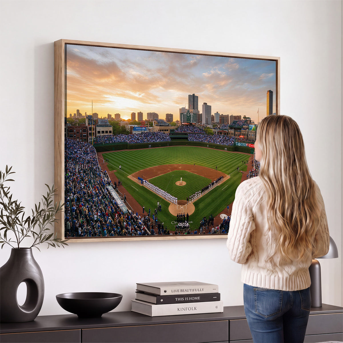 76885212-MGV-CV-36X24 - Stadium Wall Art Canvas Print
